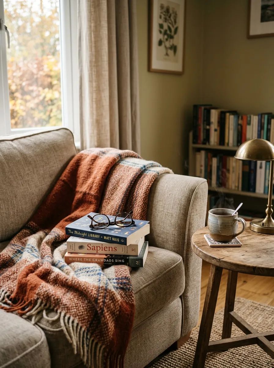 Create a Reading Nook on One End