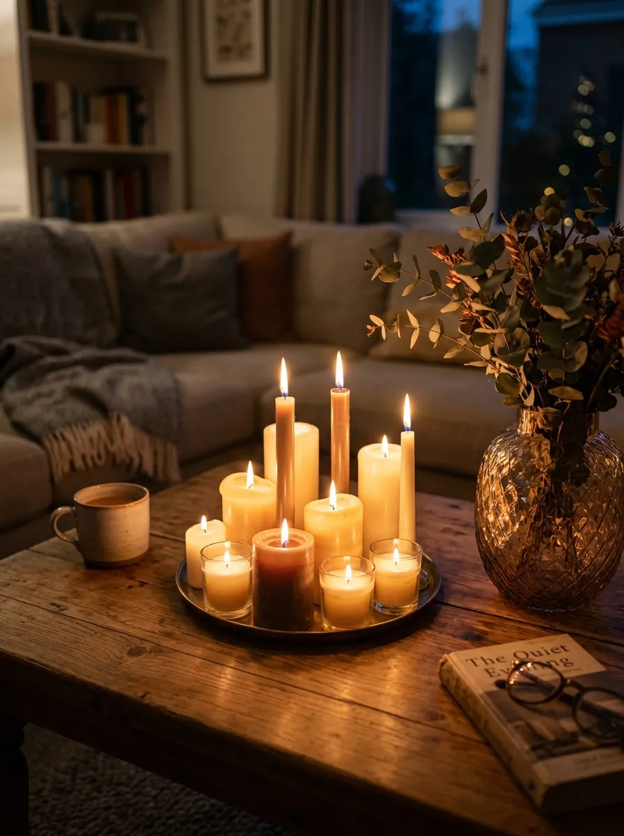 Use Candles for Ambient Glow