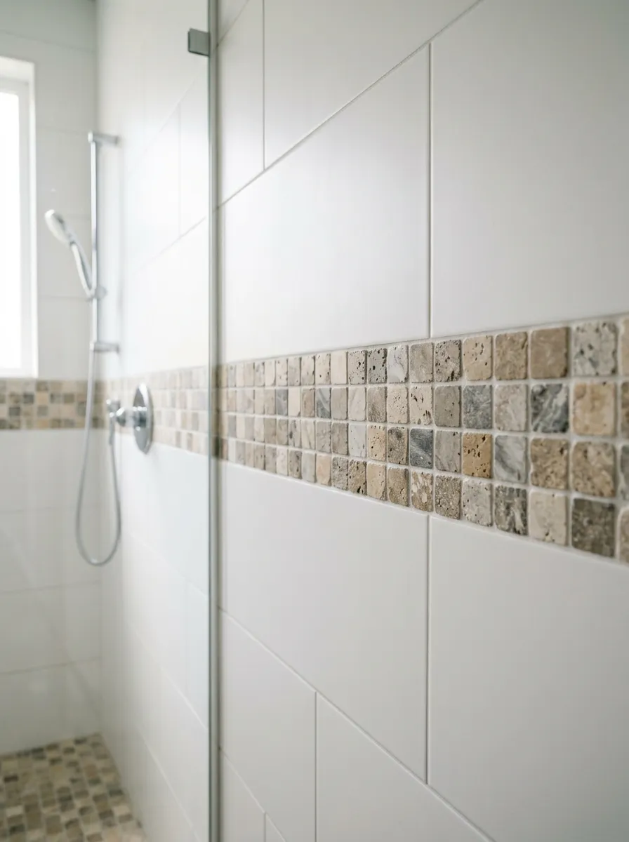 Natural Stone Mosaic Border