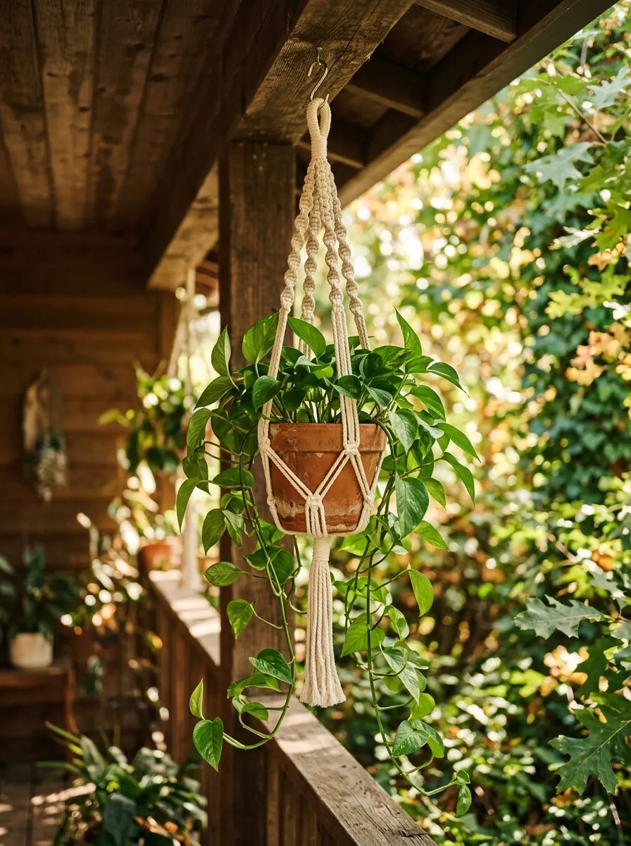 Hanging Macrame Planters