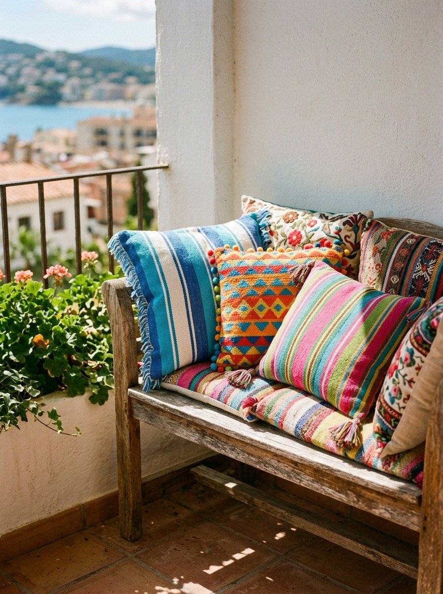 Use Bright Cushions to Add Color