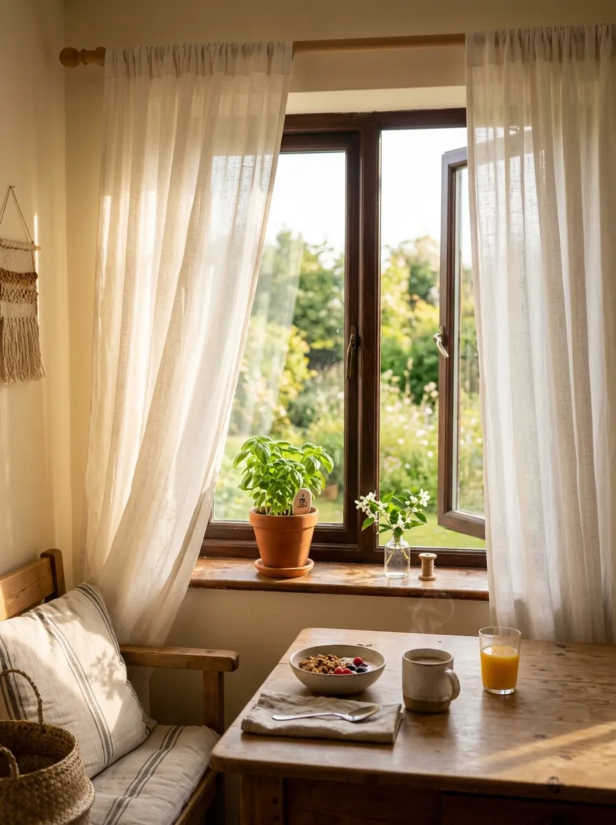 Add Curtains Instead Of Blinds