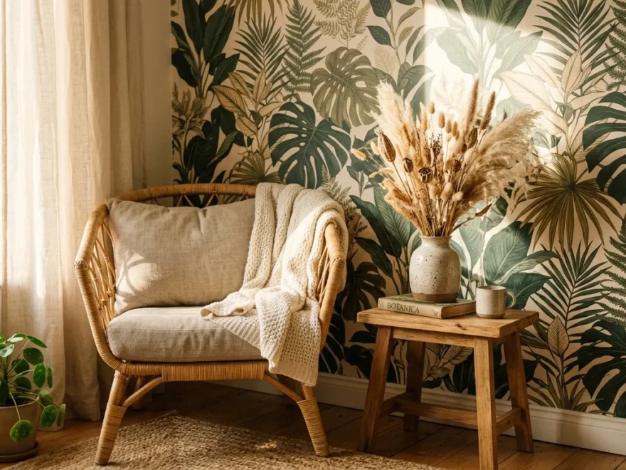 wallpaper decor ideas