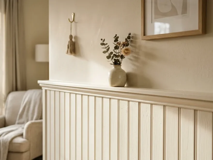 half paneled walls decor