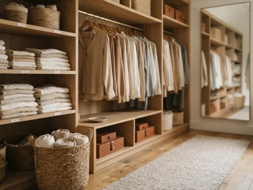 Wardrobe decor ideas