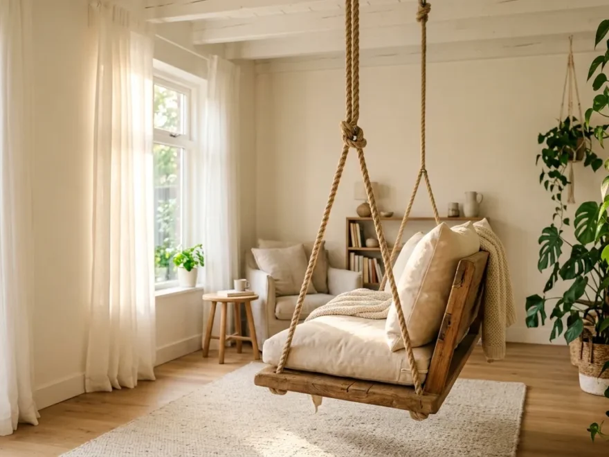 indoor swing decor ideas